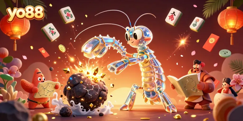 Experience thrilling gameplay with yo88 featuring vibrant casino elements and animated characters.
