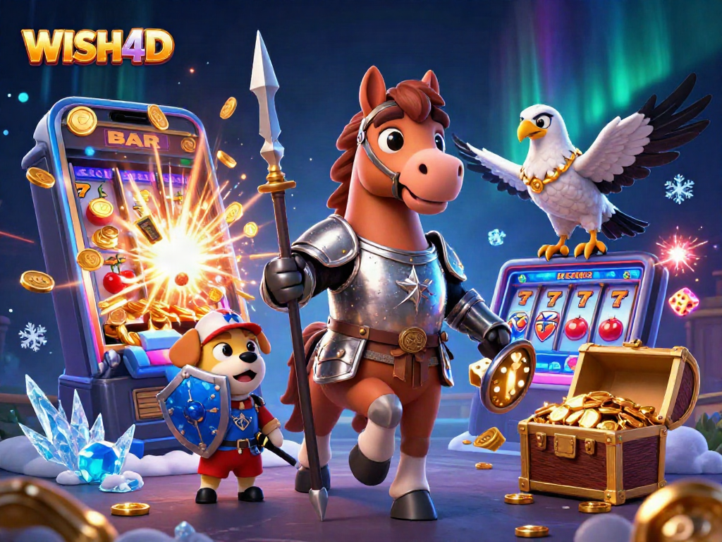 Elevate your gaming experience with WISH4D, featuring knights, jackpots, and stunning visuals.