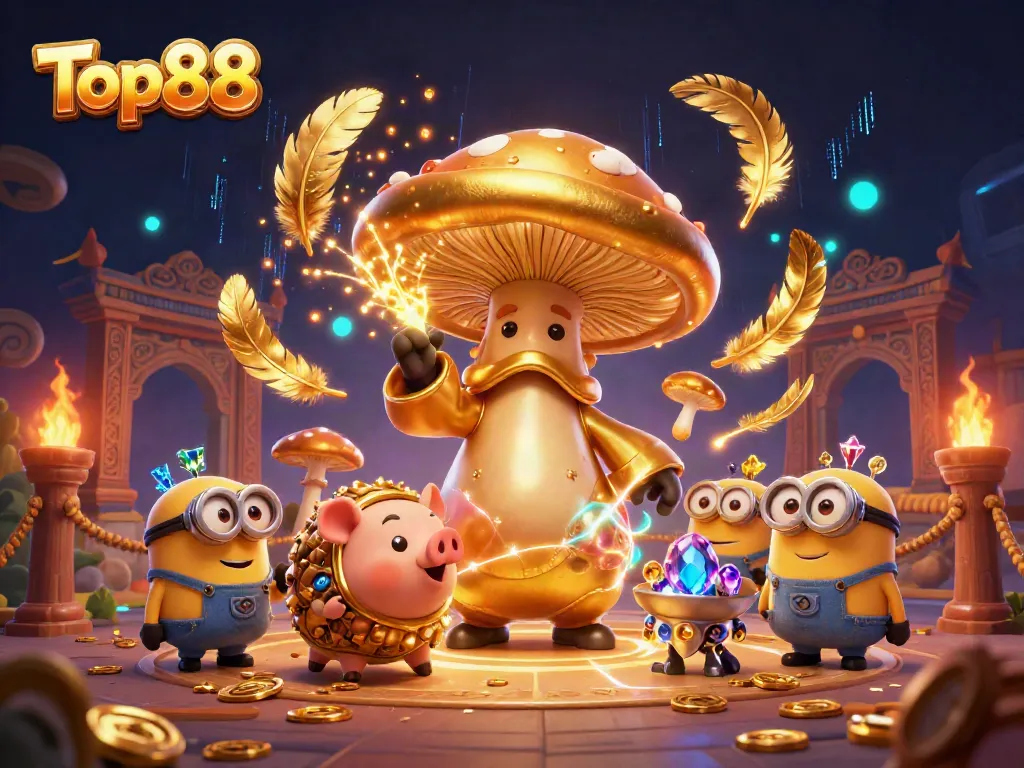 Experience the enchantment of Top88 in a magical 3D casino adventure.