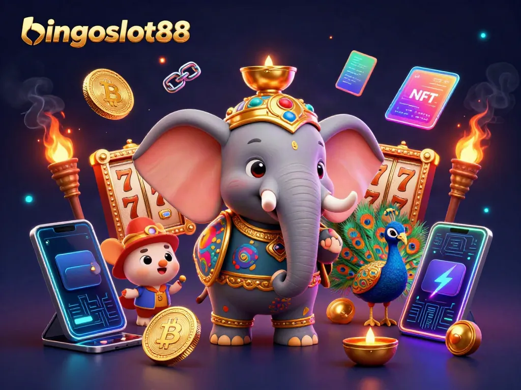 Menangkan permainan di bingoslot88 dengan simbol slot bergaya dan dekorasi megah.
