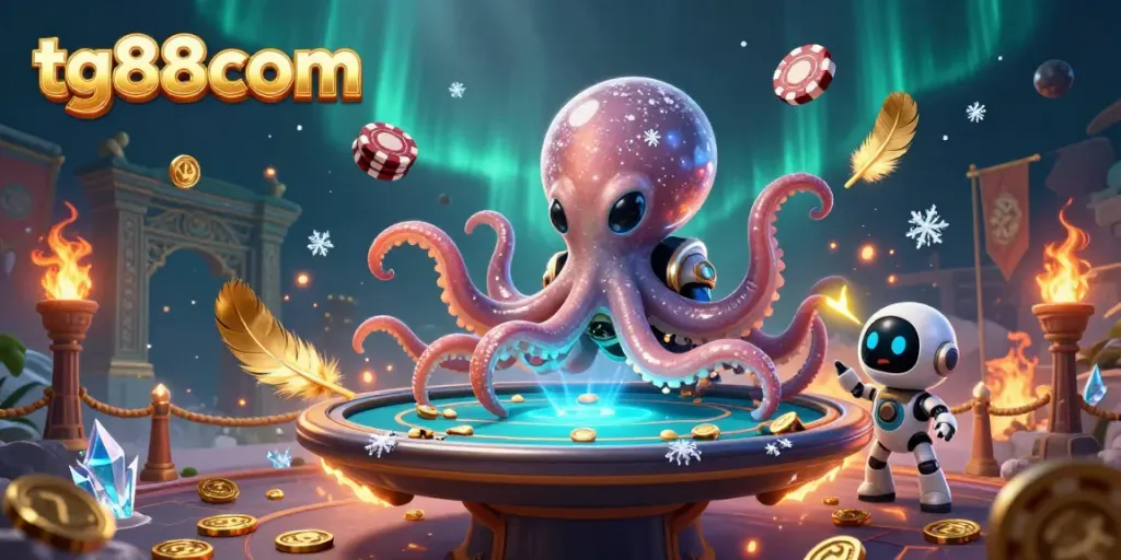 Tg88com offers exciting alien-themed poker gaming experiences with futuristic visuals and lively characters.