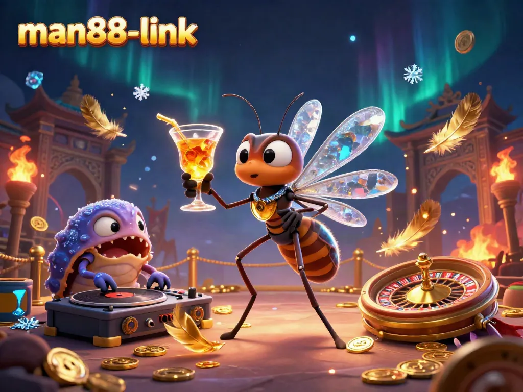 Experience the excitement of man88-link with vibrant casino elements and stunning characters.